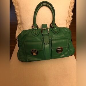 Vintage Marc Jacobs green leather bag
